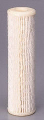 Pentair - 4-1/2" OD, 50µ, Non-Woven Polyester Pleated Cartridge Filter - 9-3/4" Long, Reduces Sediments - USA Tool & Supply