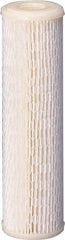 Value Collection - 2-1/2" OD, 30µ, Polyester Pleated Cartridge Filter - 9-3/4" Long, Reduces Sediments - USA Tool & Supply