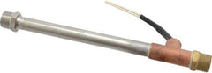 Hotwatt - 6.37" Long 400 Watt Inline Heater - 22 Watt/Sq In, 120 Volt, 12 Leads - USA Tool & Supply