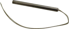 Hotwatt - 120 Volt, 1/2" Diam, 425 Watt, Low Density Cartridge Heater - 6" Long, 50 Watts per Sq In - USA Tool & Supply