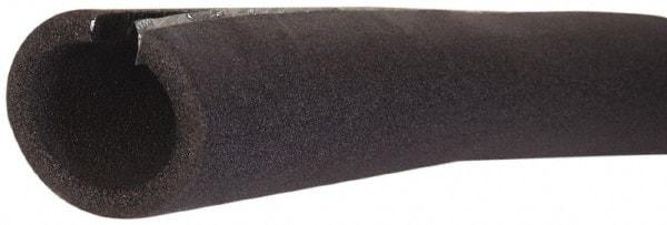Made in USA - 3/8" Thick x 6' Long, Polyethylene Flexible Pipe Insulation - -160 to 200°F - USA Tool & Supply