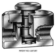 Simtech - 3/4" Pipe, PVC Manually Operated Plumbing Valve - EPDM Seal, FNPT - USA Tool & Supply