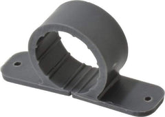 Oatey - 1" Pipe, Standard Pipe Clamp - Gray, Polypropylene - USA Tool & Supply