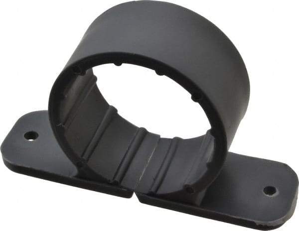 Oatey - 1-1/4" Pipe, Standard Pipe Clamp - Gray, Polypropylene - USA Tool & Supply