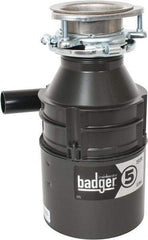 ISE In-Sink-Erator - Badger 5 Food Waste Disposer - 1/2 HP - USA Tool & Supply