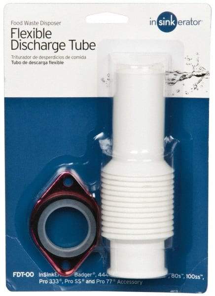 ISE In-Sink-Erator - Garbage Disposal Accessories Type: Flexible Discharge Tube For Use With: In-Sink-Erator - Food Waste Disposers - USA Tool & Supply