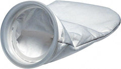 Parker - 10 Micron, Size 1, 44 GPM Max Flow, High Efficiency Bag Filter - 7 Inch Diameter, 17-1/4 Inch Long - USA Tool & Supply