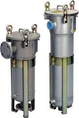 Parker - 2 Inch, Stainless Steel, Bag Filter Housing - Flange End Connection, 80 GPM Max Flow - USA Tool & Supply