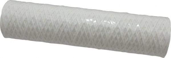 Parker - 2-1/2" OD, 5µ, Cotton String-Wound Cartridge Filter - 10" Long - USA Tool & Supply