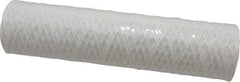 Parker - 2-1/2" OD, 5µ, Cotton String-Wound Cartridge Filter - 10" Long - USA Tool & Supply