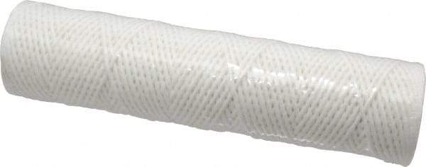 Parker - 2-1/2" OD, 10µ, Cotton String-Wound Cartridge Filter - 10" Long - USA Tool & Supply