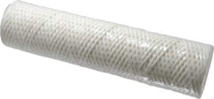 Parker - 2-1/2" OD, 25µ, Cotton String-Wound Cartridge Filter - 10" Long - USA Tool & Supply