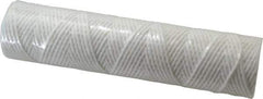 Parker - 2-1/2" OD, 10µ, Cotton String-Wound Cartridge Filter - 10" Long - USA Tool & Supply