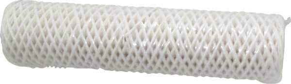 Parker - 2-1/2" OD, 50µ, Acetate Cotton String-Wound Cartridge Filter - 10" Long - USA Tool & Supply