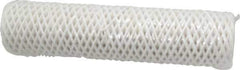 Parker - 2-1/2" OD, 50µ, Acetate Cotton String-Wound Cartridge Filter - 10" Long - USA Tool & Supply