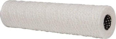 Parker - 2-1/2" OD, 5µ, Cotton String-Wound Cartridge Filter - 10" Long - USA Tool & Supply