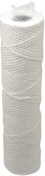 Parker - 2-1/2" OD, 10µ, Cotton String-Wound Cartridge Filter - 10" Long - USA Tool & Supply