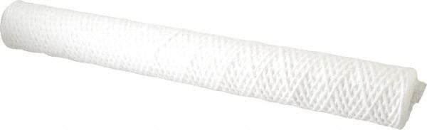 Parker - 2-1/2" OD, 50µ, Acetate Cotton String-Wound Cartridge Filter - 20" Long - USA Tool & Supply