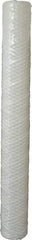 Parker - 2-1/2" OD, 50µ, Polypropylene Cotton String-Wound Cartridge Filter - 20" Long - USA Tool & Supply