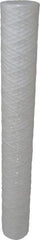 Parker - 2-1/2" OD, 5µ, Polypropylene Cotton String-Wound Cartridge Filter - 20" Long - USA Tool & Supply