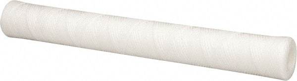 Parker - 2-1/2" OD, 10µ, Polypropylene Cotton String-Wound Cartridge Filter - 20" Long - USA Tool & Supply