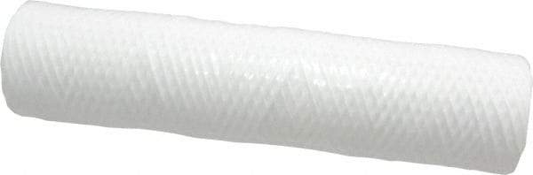 Parker - 2-1/2" OD, 25µ, Polypropylene Cotton String-Wound Cartridge Filter - 10" Long - USA Tool & Supply