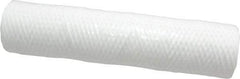 Parker - 2-1/2" OD, 25µ, Polypropylene Cotton String-Wound Cartridge Filter - 10" Long - USA Tool & Supply