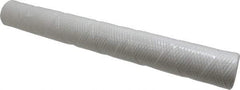 Parker - 2-1/2" OD, 25µ, Polypropylene Cotton String-Wound Cartridge Filter - 20" Long - USA Tool & Supply