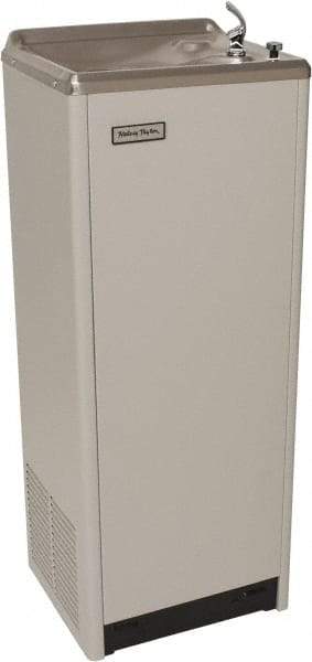 Halsey Taylor - 13.5 GPH Cooling Capacity Deluxe Floor Standing Water Cooler & Fountain - Vinyl Cabinet, 690 Watts, 7.5 Full Load Amperage, 0.2 hp - USA Tool & Supply