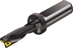 Sandvik Coromant - 1.6992" Max Drill Depth, 3xD, 0.531" Diam, Indexable Insert Drill - 2 Inserts, 3/4" Shank Diam, Straight Shank - USA Tool & Supply