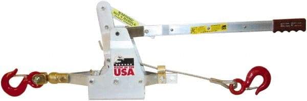 Maasdam - 6,000 Lb Lifting Capacity, 12' Lift Height, Puller Hoist - Made from Chain - USA Tool & Supply