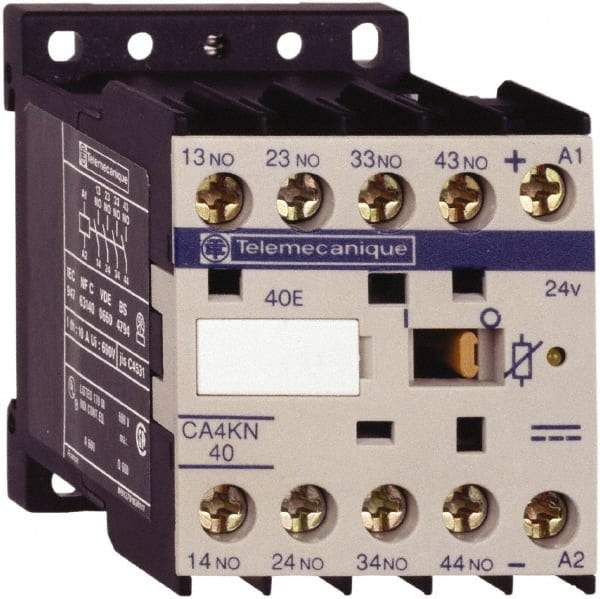 Schneider Electric - 2NC/2NO, 72 VDC Control Relay - 17 V - USA Tool & Supply