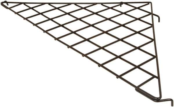 ECONOCO - Open Shelving Accessory/Component - 34-1/2" Long, Use with Wire Grid Panels - USA Tool & Supply