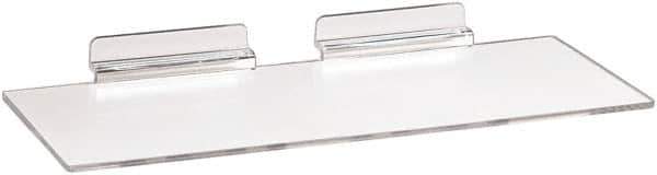 ECONOCO - Open Shelving Accessory/Component - 12" Long, Use with Slatwall - USA Tool & Supply