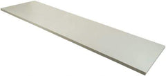 ECONOCO - Open Shelving Accessory/Component - Melamine Finish, 48" Long, Use with Slatwall, Gridwall or Slotted Standard Brackets - USA Tool & Supply