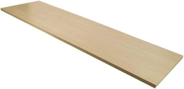 ECONOCO - Open Shelving Accessory/Component - Melamine Finish, 48" Long, Use with Slatwall, Gridwall or Slotted Standard Brackets - USA Tool & Supply