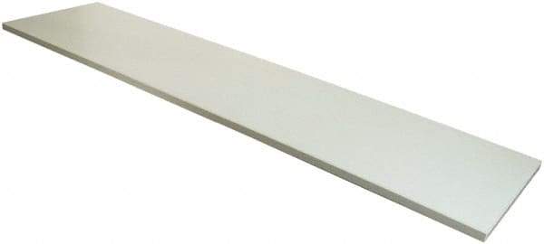 ECONOCO - Open Shelving Accessory/Component - Melamine Finish, 48" Long, Use with Slatwall, Gridwall or Slotted Standard Brackets - USA Tool & Supply