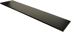 ECONOCO - Open Shelving Accessory/Component - Melamine Finish, 48" Long, Use with Slatwall, Gridwall or Slotted Standard Brackets - USA Tool & Supply