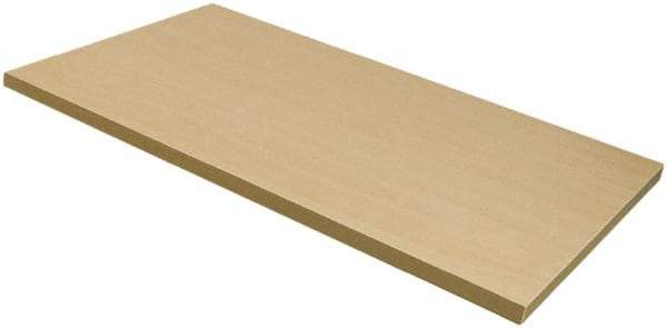 ECONOCO - Open Shelving Accessory/Component - Melamine Finish, 24" Long, Use with Slatwall, Gridwall or Slotted Standard Brackets - USA Tool & Supply