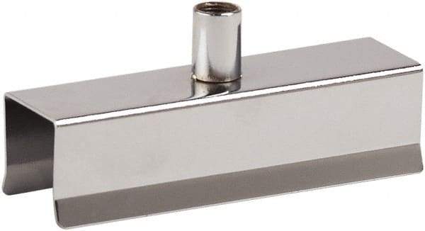 ECONOCO - Open Shelving Accessory/Component - Chrome Plated Finish, Use with 1" Square Tubing - USA Tool & Supply