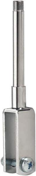 ECONOCO - Open Shelving Accessory/Component - Chrome Plated Finish, Use with 1/2 x 1-1/2" Rectangular Tubing - USA Tool & Supply
