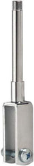 ECONOCO - Open Shelving Accessory/Component - Chrome Plated Finish, Use with 1/2 x 1-1/2" Rectangular Tubing - USA Tool & Supply
