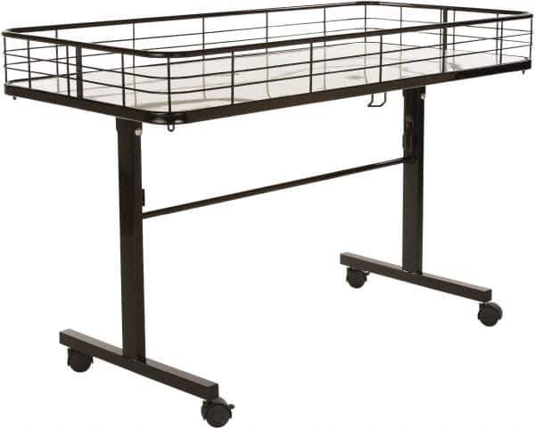 ECONOCO - 23-1/2" Wide x 31" High x 4-5/8" Deep, Folding Dump Table - USA Tool & Supply