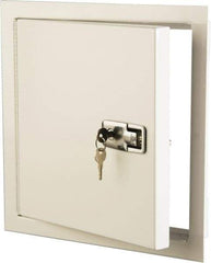 Karp - 12" Wide x 12" High, Galvanized Steel Exterior Access Door - USA Tool & Supply