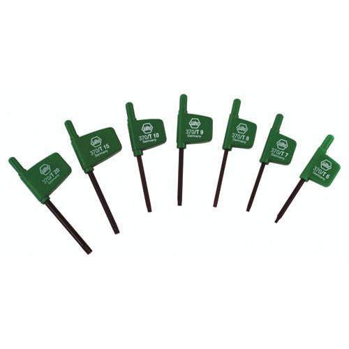 T6-T20 TORX FLAG HANDLE 7 PC SET - USA Tool & Supply