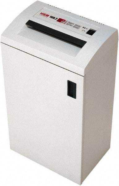 Ability One - 1/4" Strip, Single State Mixed Media Destroyer Strip Cut Shredder - 15-3/4" Long x 28-1/2" Wide x 11" High, Level 2 Security - USA Tool & Supply