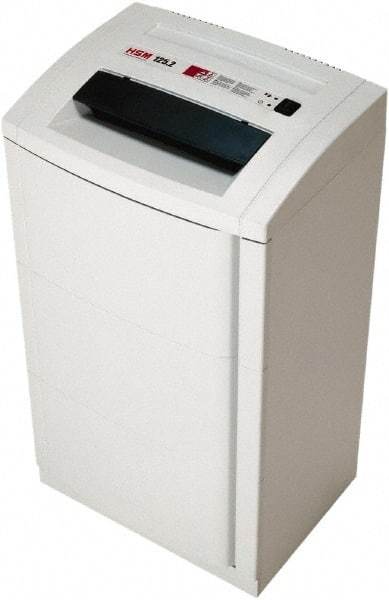 Ability One - 1/8" Strip, Single State Mixed Media Destroyer Strip Cut Shredder - 19-3/4" Long x 35" Wide x 16" High, Level 2 Security - USA Tool & Supply