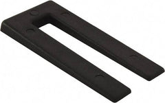 Precision Brand - 500 Piece, 2" Wide x 3" Long Polystyrene Taper Shim - Black, ±10% Tolerance - USA Tool & Supply