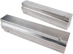 Kurt - 1.475" Jaw Width, Quick Change Jaw System, Vise Jaw Set - Aluminum Alloy, Bolt On, Soft Jaws - USA Tool & Supply