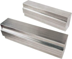 Kurt - 1.475" Jaw Width, Quick Change Jaw System, Vise Jaw Set - Aluminum Alloy, Bolt On, Soft Jaws - USA Tool & Supply